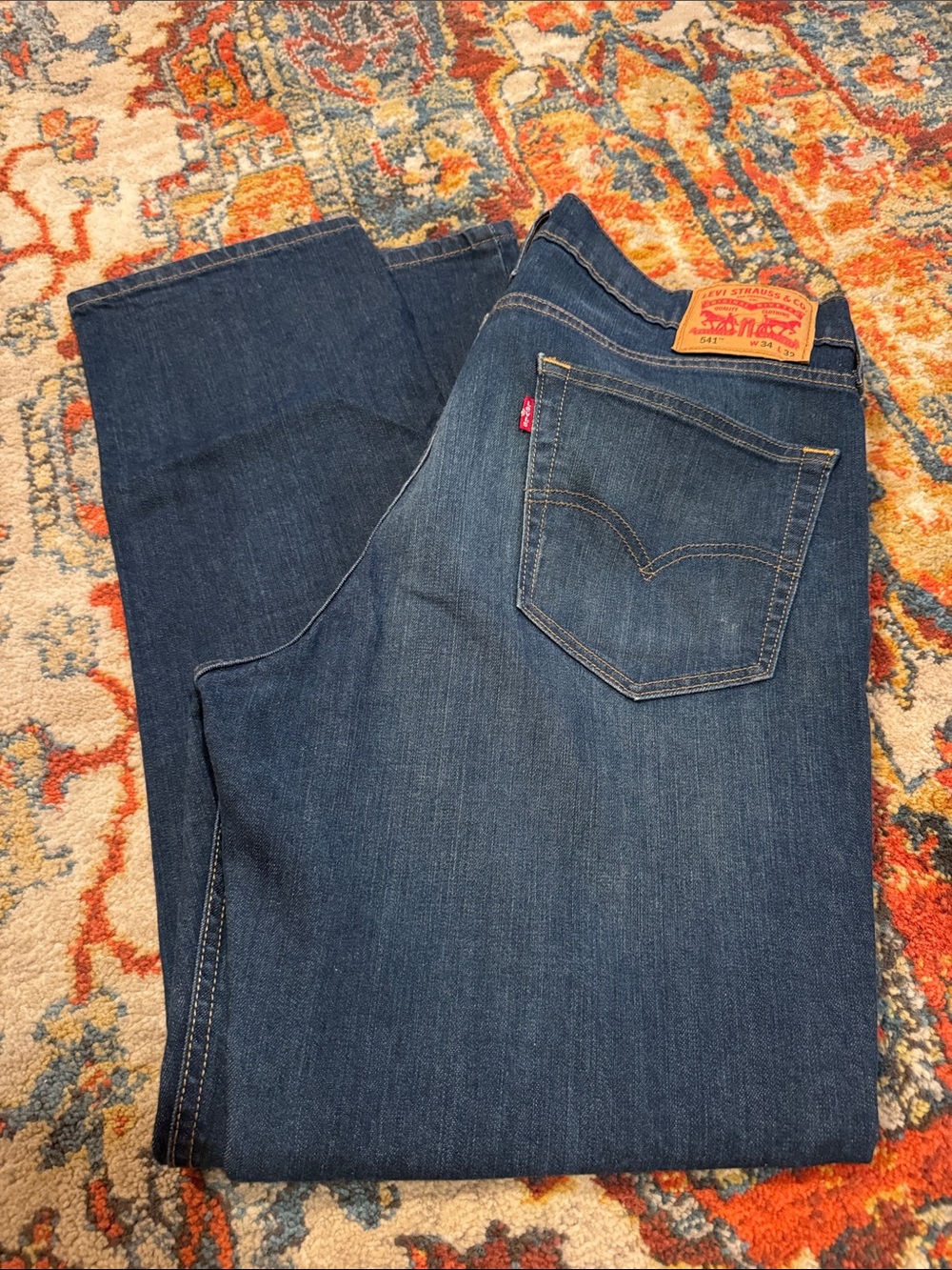 Levi's Men's Indigo Blue Straight Jeans